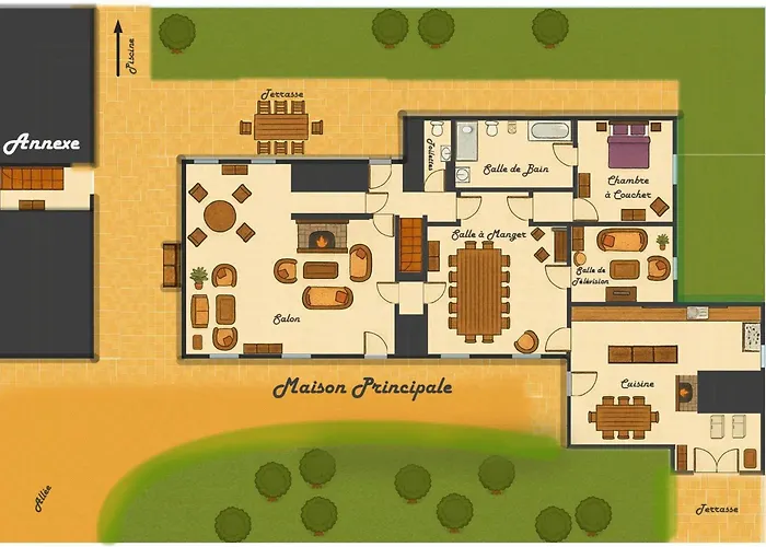 Stone Manor House In Quercy Belveze